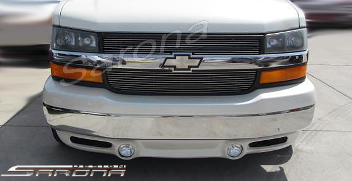 Custom GMC Savana Van  Front Lip/Splitter (2003 - 2024) - $349.00 (Part #GM-002-FA)